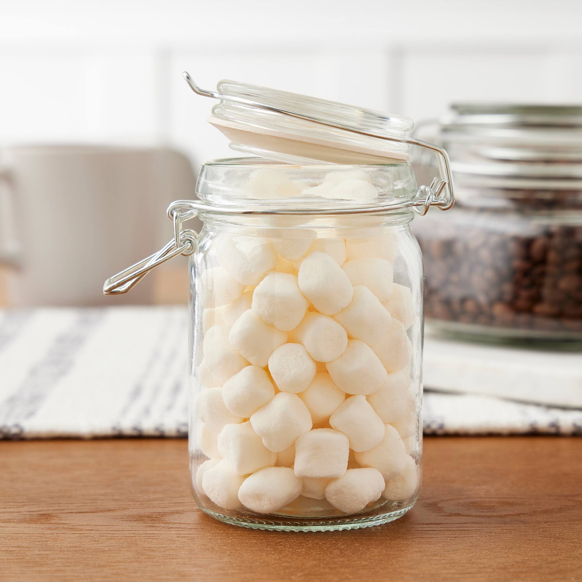 Round Glass Jar with Latch by Ashland®